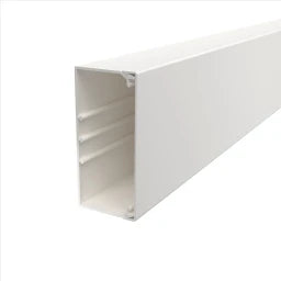 OBO Wand- und Deckenkanal mit Bodenlochung 6 0x130x2000 Polyvinylchlorid reinweiß RAL – 6191223