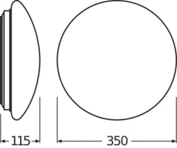 LEDVANCE SURFACE CIRCULAR 350 18W 840 IP44 – 4058075617964