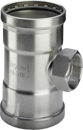 VIEGA Viega T-Stück Sanpress Inox XL 2317.2XL in 76,1mm x Rp3/4 x 76,1mm Edelstahl – 482 862