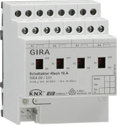 GIRA Schaltaktor 4f 16 A Hand KNX REG – 100400