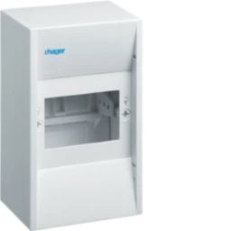 HAGER Miniverteiler,gamma,4PLE,IP30,1xPE,1xN – GD104N