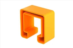 OBO Schutzkappe gespritzt zu Schiene MS 41 4 1x41 Polyethylen pastellorange RAL 2003 – 1122900