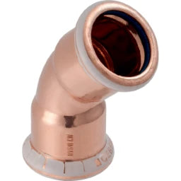 GEBERIT GE Mapress Kupfer Bogen FKM 45 Gr. d22mm – 52224