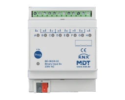 MDT KNX Binäreingang 8fach 230V AC/DC REG – BE-08230.02