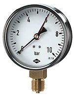 JAKO Manometer Fig.2605(2) 1/2" 100 mm Dm. 0-16 bar Anschl.unten – 1210018000