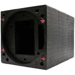 LIVENTO Livento Quadratische Wandhülse 320 x 320 mm mit Putzfahnen – 1150
