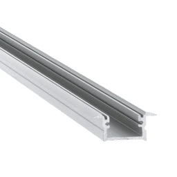 SMARTLED LED-Einbauprofil BERLIN 2m Aluminium eloxiert, BxH 24x12mm – SLPB/1
