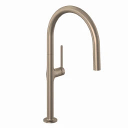 KLUDI KLUDI-REEF Spültisch-Einhandmischer herausz. Geschirrbrause Brushed Bronze – 50851N175