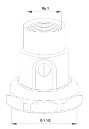 GRUNDFOS Garn.Grundfos Kugelventile 1" Kpl. 519806 – 519806