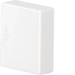 HAGER Endstück zu LF/LFH 20x20mm verkehrsweiß – LF2002069016