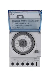 LEGRAND MicroRex QT31, analoge Tageszeitschaltuh r mit Gangreserve,230V50/60Hz,1Kanal,3TE – 412813