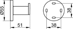 KEUCO Keuco Plan Handtuchhaken chrom – 14914010000