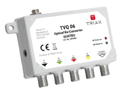 TRIAX Opto-Quattro-Rückumsetzer 4x SAT + 1x Te rr. für Opto-LNB`s TOL 32/64 und TOU 232 – 307640