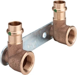 VIEGA Viega Montageeinheit mit SC Sanpress 2222.2 in 15mmxRp1/2x100mmSiliziumbronze – 308 674