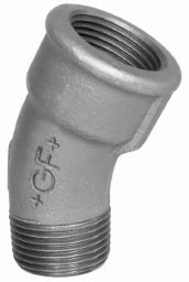 FISCHER GEORG FITTINGS Bogen 30° Fig. 50 6/4" verzinkt – 770050208
