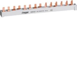 HAGER Stiftschiene 1FI-4P+1LS-3+N+6LS-1+N/1PLE – KB663ET