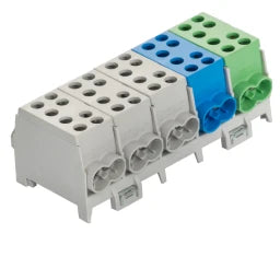 POLLMANN Hauptleitungs Abzweigklemme 5polig 5 Ein 2x35², 5 Aus 2x25mm² – 2080518
