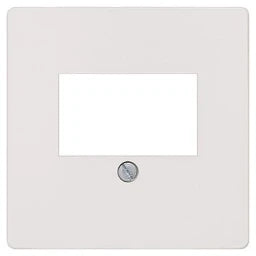 SIEMENS Abdeckungplatte f.TAE- und Lautsprecher DELTA i-system, titanweiß – 5TG25632