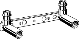 VIEGA Viega Montageeinheit mit SC Sanpress 2221 in 15 x Rp1/2 x 45x150/200mm Sibr – 124 502