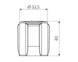 SCHELL SCHELL COMFORT-Griff chrom 1/2" – 47 996 06 99