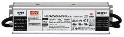 MEANWELL LED Schaltnetzeil IP67 240W 24V/10A Konstantspannung-/strom einst.,dimm. – HLG-240H-24B