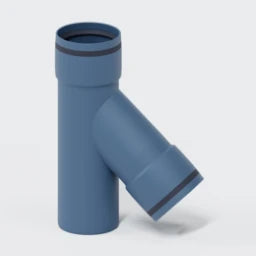 POLOPLAST PO Lüftungsabzweig mit Kondensatsperre POLO-KWL DN 75/75/45Grad – 03627