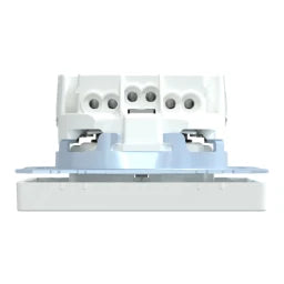 MERTEN SCHUKO-Steckdose, erhöhter Berührungssch utz, Steckklemmen, Lotosweiß, System Des – MEG2300-6035