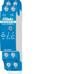 ELTAKO Schalt- und Steuerrelais UC. 2 Wechsler potenzialfrei 16A/250V AC – 22002601