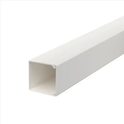 OBO Wand- und Deckenkanal mit Bodenlochung 2 5x25x2000 Polyvinylchlorid reinweiß RAL – 6191053