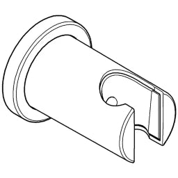 GROHE Grohe Rainshower Wandbrausehalter mit runder Rosette, chrom – 27 074 000