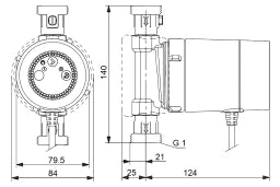 GRUNDFOS Grundfos Zirkulationspumpe COMFORT 15-14 BX TU DACH – 93094391