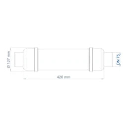 POLOPLAST PO Schalldämpfer POLO-KWL DN 75 – 02912