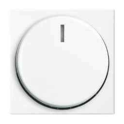 BUSCH-JAEGER Zentralscheibe mit Drehknopf für Dimmer Balance SI alpinweiß – 2CKA006599A3017