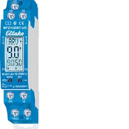 ELTAKO Digital einstellbares Multifunktions-Zei trelais m.Display u.Bluet.,1Wechsler 10A – 23001003