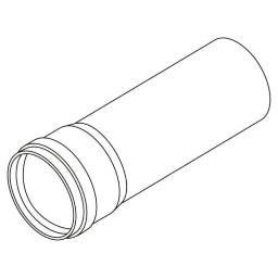 REHAU RAUPIANO PLUS Abflussrohr DN 110, Baulänge 2000 mm – 11203141222