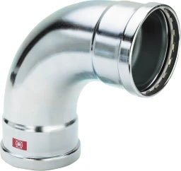VIEGA Viega Bogen 90 Grad mit SC Prestabo 1116XL in 76,1mm Stahl verzinkt – 597 566