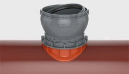 FUNKE Connex-Abzweiger m.Kugelgelenk DN250 (GF-UP/PVC/PP/AZ/FZ)Anschluss DN150 – CO253.242