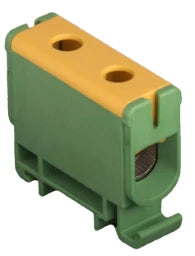 POLLMANN Universalklemme AL/CU 1-fach grün-gelb 2 Klemmstellen 6 - 50mm² – 2090106