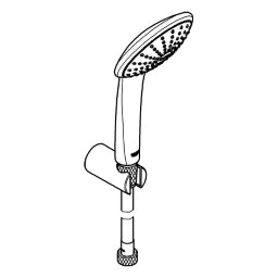 GROHE Grohe Mono Wandhalter Set 1250 Schlauch – 27 354 000