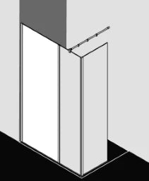 KERMI DUSCHDESIGN Kermi WALK-IN XB WIW 1200x 2000 BV: 1180-1200 SIHG ESG klar – XBWIW12020VAK