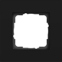 GIRA Abdeckrahmen 1f Gira Esprit Alum.Schwarz m(lack.) – 0211409