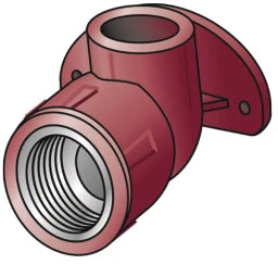 KE KELIT TRI83 Wandscheiben-Winkel 90 Grad 20x1/2" mit Innengewinde – 55202D02