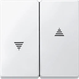 MERTEN Wippe für Rollladenschalter und -taster, polarweiß, System M – 435519