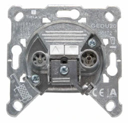 TRIAX Durchgangsdose, 20 dB Anschlussdämpfung - – 306213