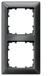 SIEMENS Rahmen 2fach DELTA line, carbonmetallic – 5TG25526