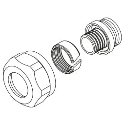 REHAU REHAU Klemmringverschraubung 10,1 x 1,1 – 12005461001