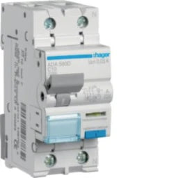 HAGER FI-LS 1P+N 10kA C-10A 30mA Typ A – ADA560D