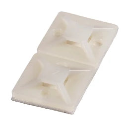 HAUPA Klebesockel für Kabelbinder natur 28mm 4,8 mm – 262162