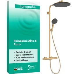 HANSGROHE HG Showerpipe Raindance Alive S Puro 300 1jet mit Ecostat Element BBR – 24592140