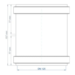 POLOPLAST PO Doppelmuffe POLO-KAL NG DN 125 – 02305